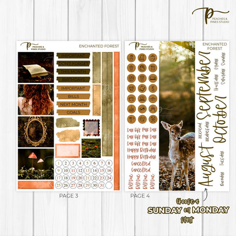 Enchanted Forest - Photo Monthly Kit