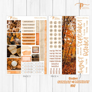 Feels Like Fall - Photo Monthly Kit