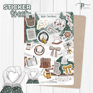 White Christmas - Sticker Sheet