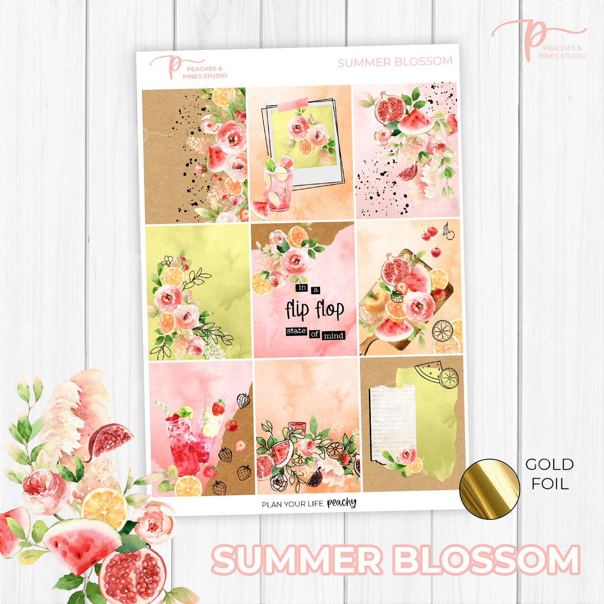 Summer Blossom - Foiled Weekly Kit