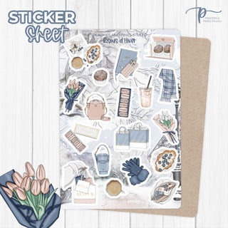 Bisous d'Hiver - Sticker Sheet