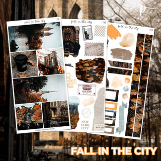 Fall in the City - Photo Deco Stickers