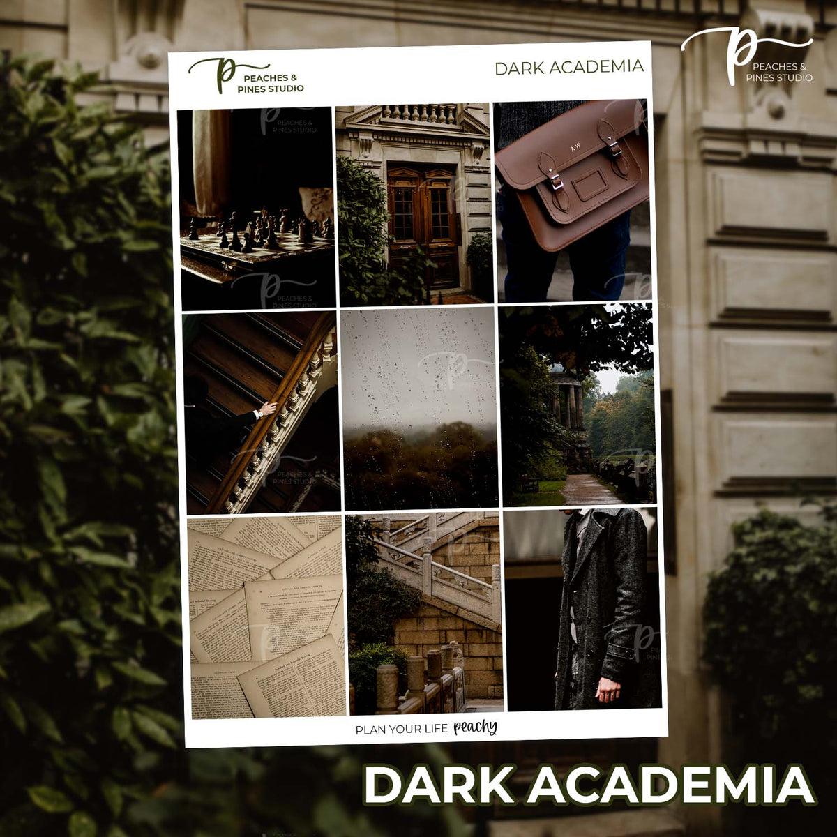 Dark Academia - Photo Weekly Kit