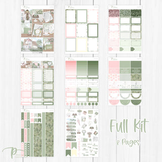 Lucky Weekly Kit - Planner Stickers For Vertical 7x9 Planners Like Erin Condren EC