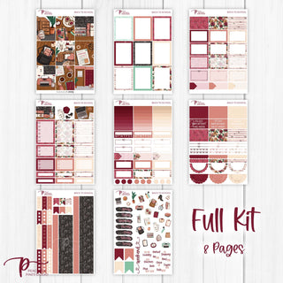 Back to School Weekly Kit - Planner Stickers For Vertical 7x9 Planners Like Erin Condren EC