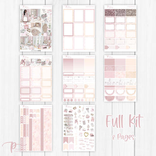 Starcrossed Weekly Kit - Decorative Planner Stickers for Vertical 7x9 Planners Compatible with Erin Condren EC - Full Kit