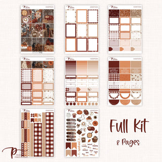 Hometown - Planner Stickers For Vertical 7x9 Planners Like Erin Condren EC