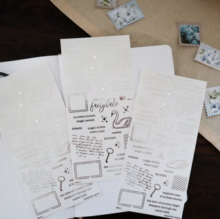 Sapphire Realm - Deco Bundle | Journaling Deco Sticker Sheet