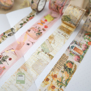 Invitation to Romance: Flower - BGM Washi Tape