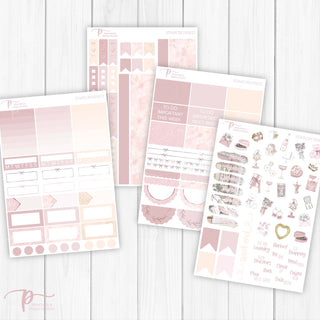 Starcrossed Weekly Kit - Decorative Planner Stickers for Vertical 7x9 Planners Compatible with Erin Condren EC - Pages 5to8