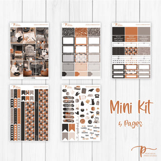 Dead & Breakfast Weekly Kit - Planner Stickers For Vertical 7x9 Planners Like Erin Condren EC