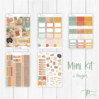 Scholar Society Weekly Kit - Planner Stickers For Vertical 7x9 Planners Like Erin Condren EC