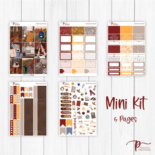 Dear Autumn Weekly Kit - Planner Stickers For Vertical 7x9 Planners Like Erin Condren EC