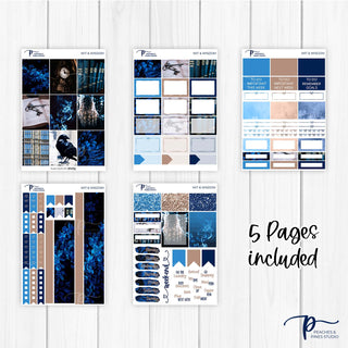 Wit & Wisdom Photo Weekly Kit - Planner Stickers For Vertical 7x9 Planners Like Erin Condren EC