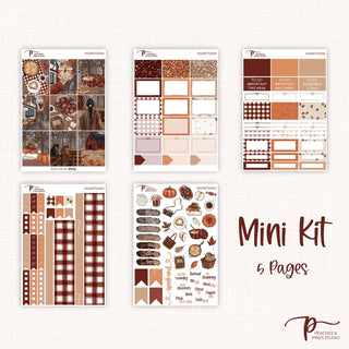 Hometown - Planner Stickers For Vertical 7x9 Planners Like Erin Condren EC