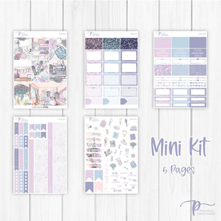 Dream Weekly Kit - Decorative Planner Stickers for Vertical 7x9 Planners Compatible with Erin Condren EC - Mini Kit