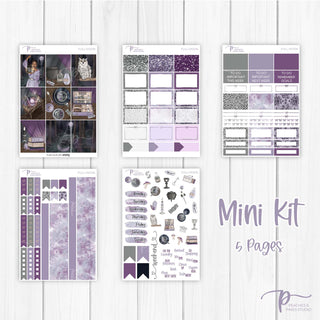 Full Moon Weekly Kit - Planner Stickers For Vertical 7x9 Planners Like Erin Condren EC