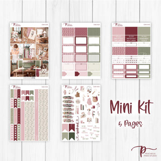 Oak Ave Weekly Kit - Planner Stickers For Vertical 7x9 Planners Like Erin Condren EC