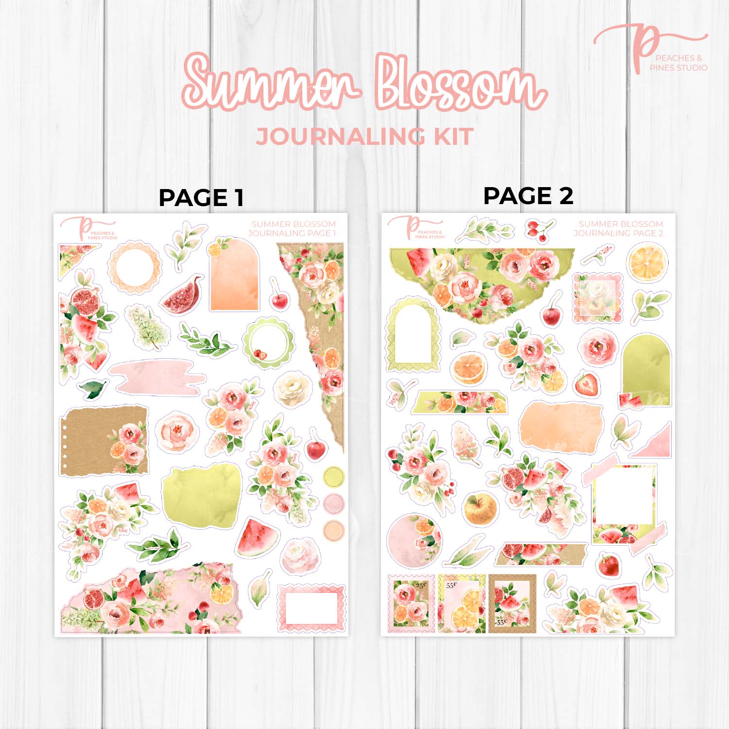 Summer Blossom - Journaling Kit