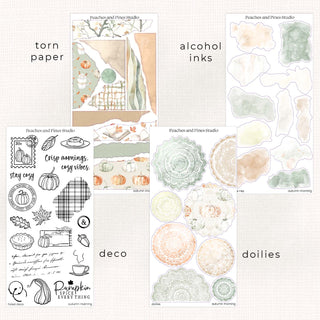 Autumn Morning - Deco Kit | Journaling Deco Sticker Sheet