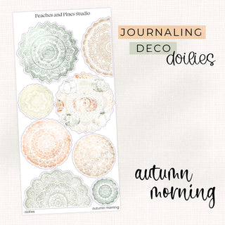 Autumn Morning - Deco Kit | Journaling Deco Sticker Sheet