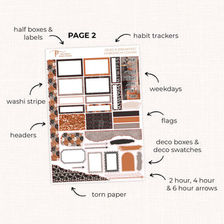 Dead & Breakfast - Hobonichi Cousin Weekly Kit