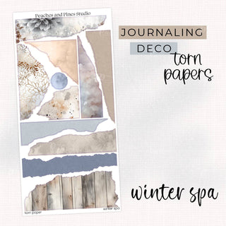 Winter Spa - Deco Kit | Journaling Deco Sticker Sheet