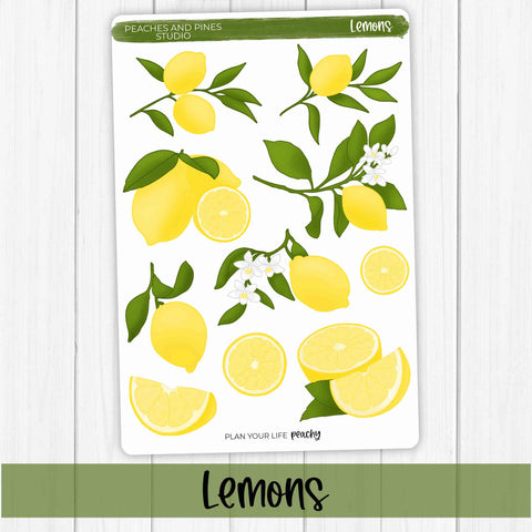 Lemons - Sticker Sheet