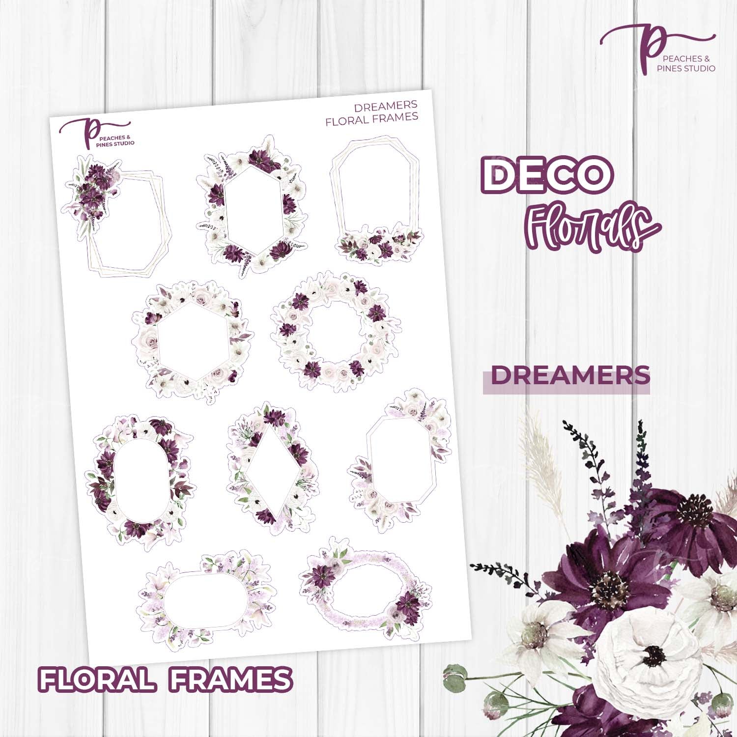 Dreamers - Floral Frames