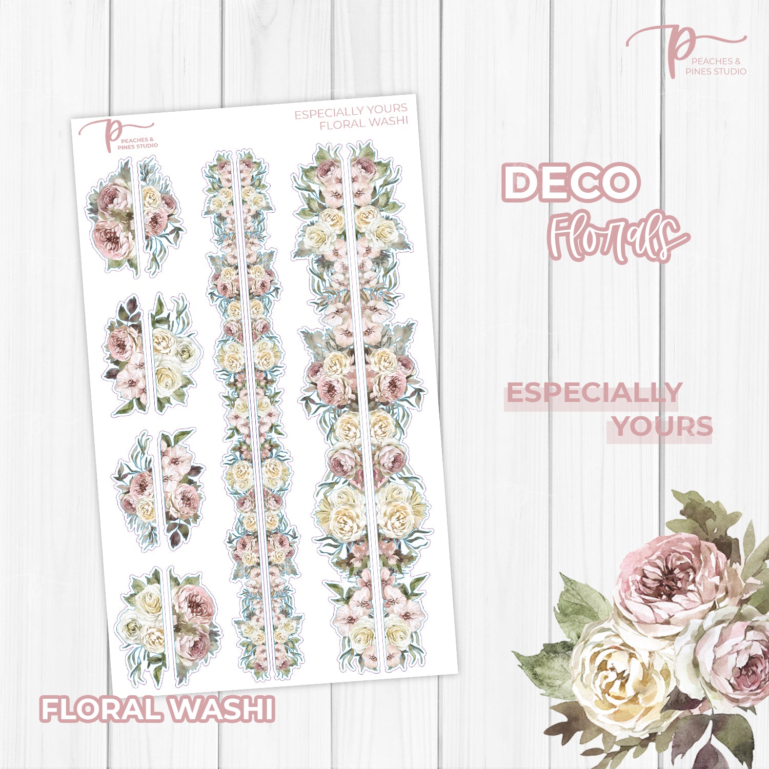 Especially Yours - Floral Washi