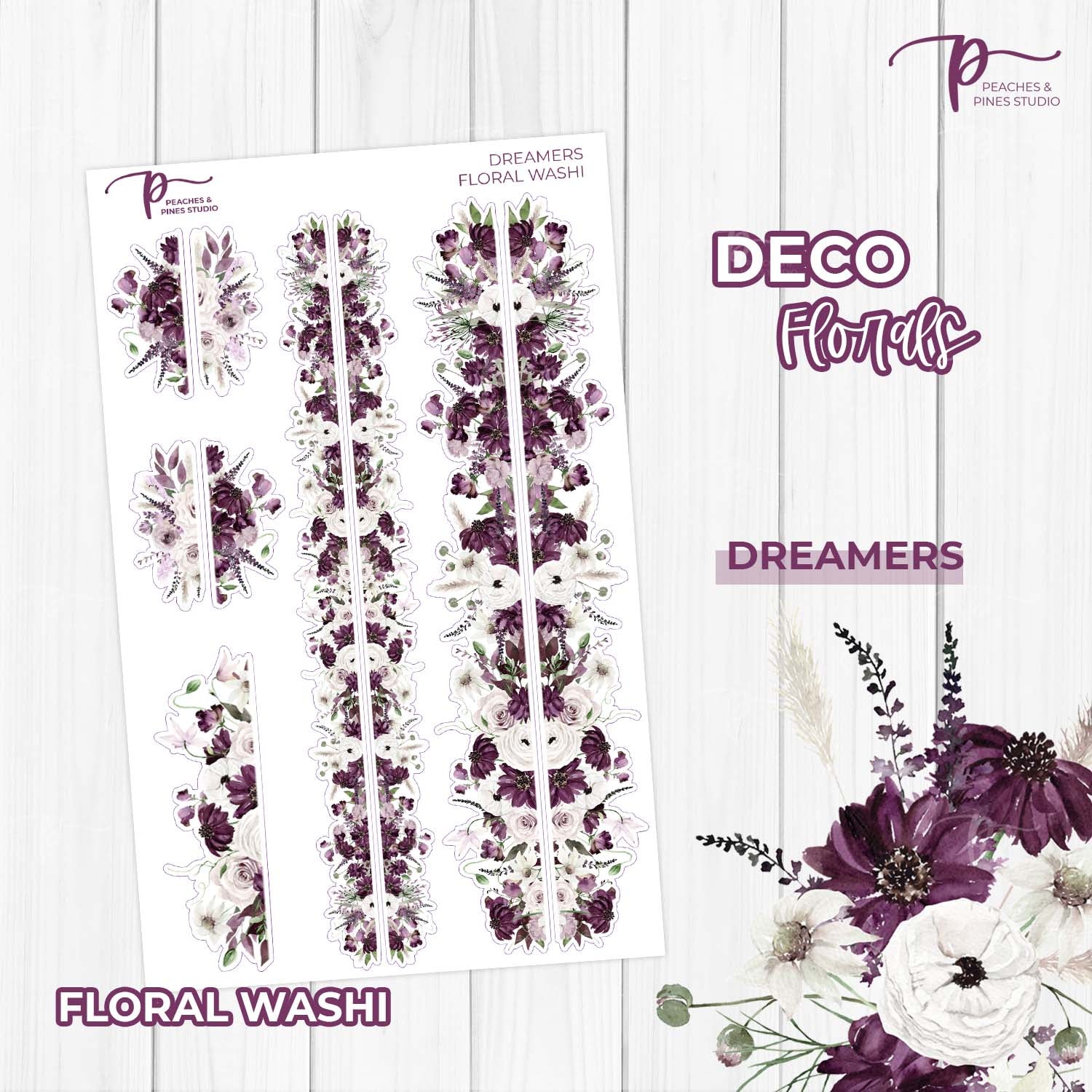 Dreamers - Floral Washi