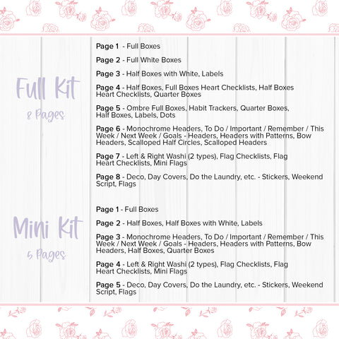 Tea Party - Weekly Kit
