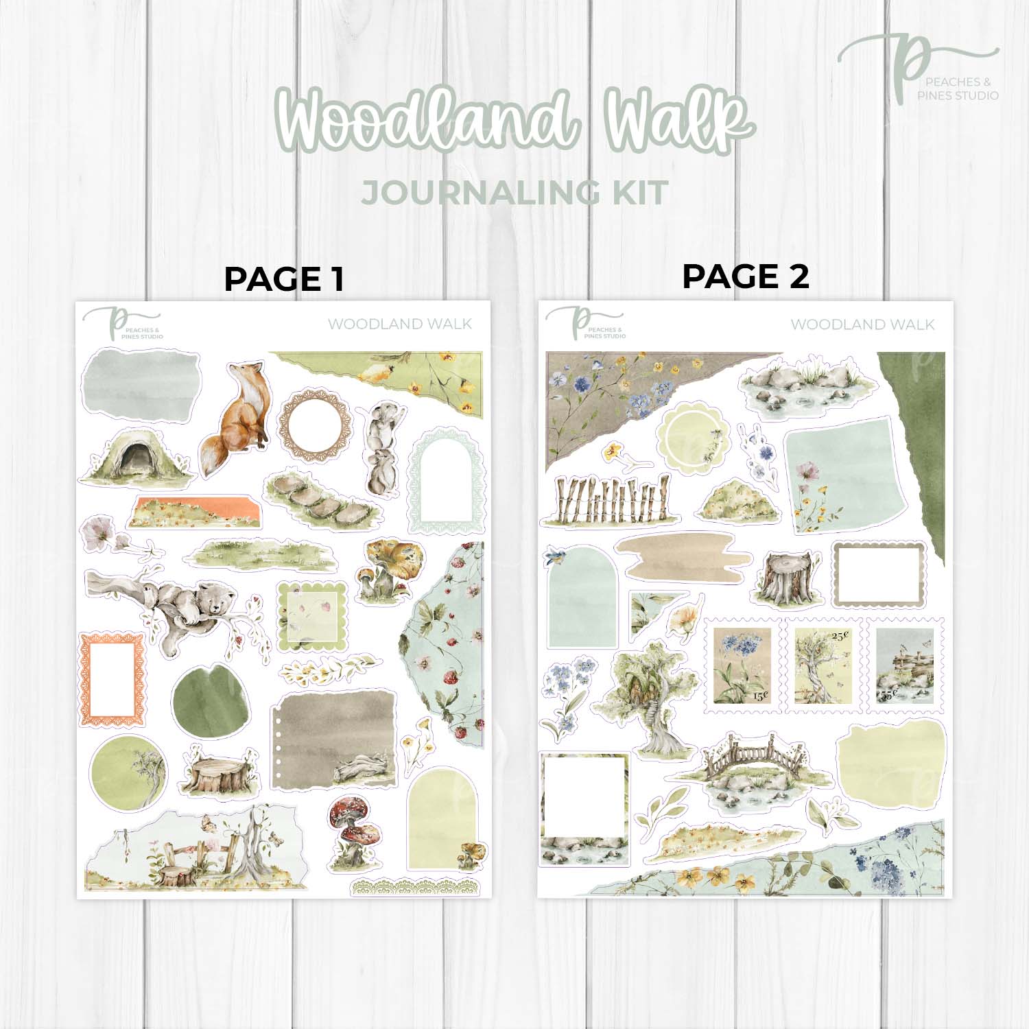 Woodland Walk - Journaling Kit